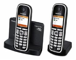 西門子S880無(wú)繩電話機(jī)套裝 黑白雙色經(jīng)典，高效辦公首選